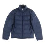 ショッピングプラダ PRADA プラダ NYLON PIUMA NERO 三角ロゴプレート ナイロン ダウンジャケット ネイビー SGY091 R132