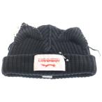 CHARLES JEFFREY LOVERBOY チャールズジェフリーラバーボーイ CHUNKY EARS BEANIE スタッズ付 キャットビーニー ブラック