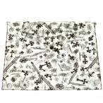 CHROME HEARTS クロムハーツ Clear Vinyl Pouch クリアビニールポーチ CHプリント クリアファイル クリア/ブラック