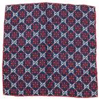 GUCCI Gucci GG Logo общий рисунок шелк pocket square носовой платок темно-синий 