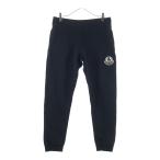 MONCLER Moncler 26AW PANTALONE LUNGO Logo patch тренировочный брюки черный L20918H00012 899V4