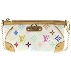 ショッピングポシェット シャネル ポシェット ミラMM モノグラム マルチカラー PVC レザー アクセサリーポーチ ハンドバッグ ゴールド金具 M60096