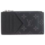 ショッピングLOUIS LOUIS VUITTON ルイヴィトン モノグラム エクリプス コインケース フラグメントケース 小物入れ ブラック レザー M69533 シルバー金具