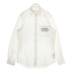 BURBERRY バーバリー ポケットロゴ 長袖シャツ ホワイト 8028220