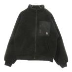 NEW ERA ニューエラ ボアブルゾン シープボアフリース ジャケット アウター ブラック 13755453