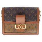 LOUIS VUITTON ルイヴィトン ドーフィーヌMM モノグラム チェーン ショルダーバッグ レディース M45958 ブラウン RFID