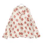 SAINT MICHAEL セントマイケル PAJAMA SHIRT HEART 総柄長袖 パジャマシャツ SM-S21-0000-031 ホワイト/レッド