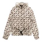 LOUIS VUITTON ルイヴィトン 19AW チャーム付き モノグラム フーデッドナイロンジャケット FHJA24NMT A033 レディース ホワイト