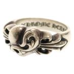 CHROME HEARTS クロムハーツ CRS HRT RING フローラルクロス ハート リング シルバー