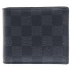 LOUIS VUITTON ルイヴィトン ポルトフォイユ・マルコNM ダミエ コンパクトウォレット 二つ折り財布 N63336 CA0261 ブラック