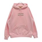 SUPREME シュプリーム 22SS ×Burberry Box Logo Hooded Sweatshirt バーバリー ボックスロゴフーディ プルオーバーパーカー ピンク