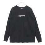 SUPREME シュプリーム 20AW Box Logo L/S Tee ボックスロゴ ロングスリーブカットソー 長袖Tシャツ ネイビー