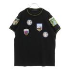 LOUIS VUITTON ルイヴィトン 18AW NATIONAL PARK PATCH S/S TEE HFY77WHUC ナショナルパーク パッチ 半袖Tシャツ カットソー ブラック