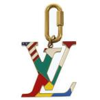 LOUIS VUITTON ルイヴィトン MP2484 ビジューサック LVフラグ GP キーホルダー マルチ