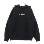 SUPREME シュプリーム 21AW Box Logo Hooded Sweatshirt ボックスロゴ プルオーバースウェットパーカー フーディー ブラック