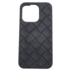 BOTTEGA VENETA ボッテガヴェネタ iPhone15 Pro イントレチャート ラバーケース シリコンケース ブラック