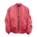PRADA プラダ 21AW Oversized nappa leather bomber jacket オーバーサイズ ナッパ ボンバージャケット ピンク 58A079 1ZFE