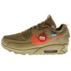 ナイキ ×オフホワイト THE 10 AIR MAX 90 DESERT ORE AA7293-200 エアマックス90 デザートオレ ローカットスニーカー US9.5/27.5cm