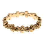 CHROME HEARTS クロムハーツ 22K TINY E CH PLS BAND タイニーECHプラスバンド リング ゴールド