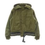 UNDERCOVER アンダーカバー 24AW bead embellishment jacket ビーズ エンベリッシュメント ミリタリージャケット カーキ UC2D4218