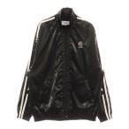 doublet ダブレット 24SS LAMINATE TRACK JACKET ラミネート ジップアップトラックジャケット ブラック 24SS11BL187