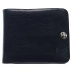 CHROME HEARTS クロムハーツ 1SNAP 1スナップ クロス ボールボタン レザーウォレット 財布 ブラック BCA361