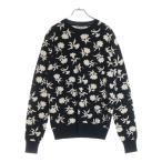 DIOR ディオール 16AW 総柄 クルーネック長袖ニット セーターネイビー 633M652ZT627
