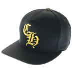 CHROME HEARTS クロムハーツ HAT 5 PNL CAP BSBL BLACK/YELLOW CHロゴ ベースボールキャップ 帽子 ブラック/イエロー
