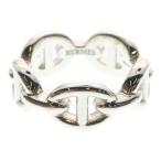 ショッピングHERMES HERMES エルメス シェーヌダンクル アンシェネPM リング 指輪 シルバー