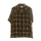BURBERRY バーバリー ノヴァチェック ドット柄 半袖シャツ ブラウン 8067796