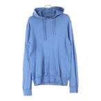 DOLCE & GABBANA ドルチェアンドガッバーナ シルク プルオーバーパーカー フーディー ブルー GL012K