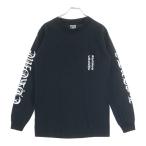 ショッピングCHROME CHROME HEARTS クロムハーツ OLD スクロールラベル 袖ロゴ ロングスリーブ 長袖Tシャツ ブラック/ホワイト