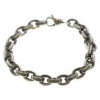 CHROME HEARTS クロムハーツ LARGE PAPER CHN ラージペーパーチェーン ブレスレット シルバー BCA170