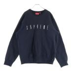 ショッピングシュプリーム SUPREME シュプリーム 19AW Fuck You Crewneck フロント刺繍 クルーネックトレーナー スウェット ブラック