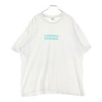SUPREME シュプリーム 21AW ×TIFFANY&Co Box Logo Tee ティファニー ボックスロゴTシャツ カットソー ホワイト/ブルー