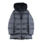 ショッピングプラダ PRADA プラダ 20AW Aライン シープスキン ファー付きナイロンダウンコート グレー 29P117