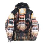 シュプリーム 22AW×ザノースフェイス 800フィル ハーフジップフードプルオーバーダウン マルチ ND52205I