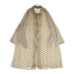 VETEMENTS ヴェトモン 18AW MONOGRAM RAINCOAT ロゴ総柄 ナイロン ロングコート レインコート ベージュ UAH19JA301