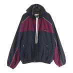 miumiu ミュウミュウ テクニカルシルク ロゴジップブルゾンジャケット レッド/ブラック ML1220