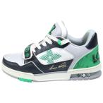 LOUIS VUITTON ルイヴィトン LV Trainer LVトレーナー モノグラム ローカットスニーカー グリーン/ブラック/ホワイト