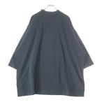 YEEZY GAP イージーギャップ ×BALENCIAGA LOGO 3/4 SLEEVE TEE バレンシアガ フロントロゴ 半袖Tシャツ カットソー グレー