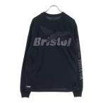 エフシーアールビー 23AW×WILDSIDE YOHJI YAMAMOTO TEAM EMBLEM TEE ロングスリーブTシャツ カットソー ブラック FCRB-232130
