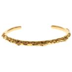 CHROME HEARTS クロムハーツ 22K BANGLE SBT 22K SBTバンド ゴールドブレスレット ゴールド
