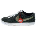 NIKE SB ナイキエスビー ×Stussy Blazer Low ステューシー ブレーザー ローカットスニーカー グリーン US9/27cm BQ6449-001