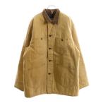 VINTAGE ヴィンテージ 70-80s CARTER'S カーターズ ダック生地4ポケット裏地キルティング カバーオールジャケット ブラウン