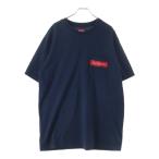SUPREME シュプリーム 19SS Mesh Stripe Pocket Tee メッシュ ストライプ ポケット クルーネック 半袖Tシャツ ネイビー