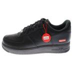 NIKE ナイキ ×SUPREME AIR FORCE 1 LOW シュプリーム エアフォース 1 ローカットスニーカー ブラック US8/26cm CU9225-001