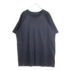ショッピングダミエ LOUIS VUITTON ルイヴィトン ダミエ ラグラン クルーネック半袖Tシャツカットソー ブラック RM082D MNJR61JE1