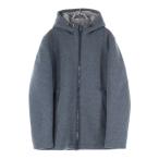 ショッピングリゾート HERNO ヘルノ Resort リゾート フード付き ジップアップダウンジャケット グレー PA006UR-33185-9400