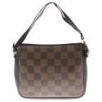 ショッピングダミエ LOUIS VUITTON ルイヴィトン ダミエ トゥルース メイクアップポーチ ハンドショルダーバッグ ブラウン N51982/N00998